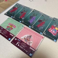 一番くじ　ワンピース　チャーム&ポーチまとめの画像