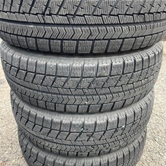 スタッドレスタイヤアルミホイールセット４本 155/65R13 73Q ブリヂストンBS ブリザックVRX 13インチホイール付の画像