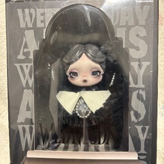 SKULLPANDA POPMART Wednesday ポップマート スカルパンダ ウェンズデー　アメリカ限定の画像