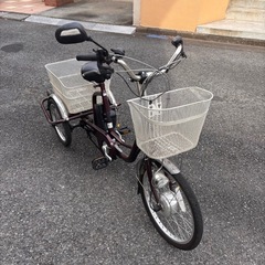 電動アシスト自転車 ACTIVEPLUS911 三輪ワゴンの画像