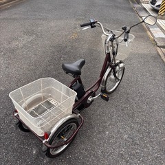 電動アシスト自転車 ACTIVEPLUS911 三輪ワゴンの画像