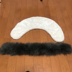 ティペット　ファーマフラー　の画像