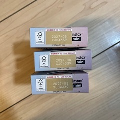 富士フイルム チェキフィルム ソフトグリッター*3の画像