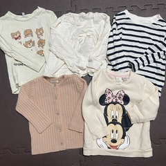ベビー服　90 長袖　冬　女の子の画像