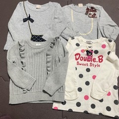 ベビー服　90 長袖　冬　女の子の画像