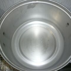 中古品　ステンレス製蒸し鍋の画像