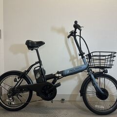 『配送可』ＰＥＬＴＥＣＨペルテック ＴＤＮ－２０８Ｌ折りたたみ電動アシスト自転車の画像