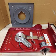 イワタニカセットフー　スリム　カセットコンロ カセットガス　TAS-1 達人スリムII シャイニーレッド·の画像