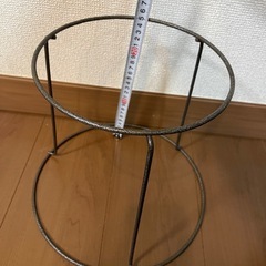 【4個セット】アイアン フラワースタンド 観葉植物　プラントスタンド 25cmの画像