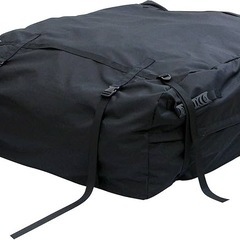 テルッツォ(Terzo) Terzo ルーフラック オプション 350L ルーフラックバッグ ブラック 防水・防塵対応 ファスナーフラップ採用 固定用バックルベルト付 EA313の画像