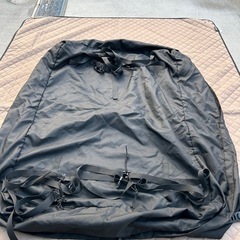 テルッツォ(Terzo) Terzo ルーフラック オプション 350L ルーフラックバッグ ブラック 防水・防塵対応 ファスナーフラップ採用 固定用バックルベルト付 EA313の画像