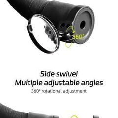 【新品】バーエンドミラー　ロードバイク・MTB向け　バックミラー　後方確認用ミラー　鏡の画像