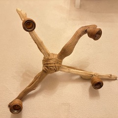 オーダー品　流木インテリアライト　4灯式の画像