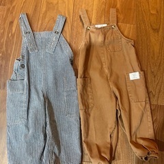子ども服90㎝　つなぎ2点セットの画像