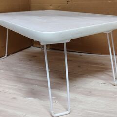 山善(YAMAZEN) ローテーブル 折りたたみ 幅45×奥行30×高さ20cm コンパクト ミニ 折れ脚 簡易タイプ 一人暮らし 完成品 ブラック MLT-4530の画像