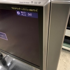 SHARP AQUOS37型 テレビ台一体型液晶テレビ LC-37GE2 2005年製　の画像