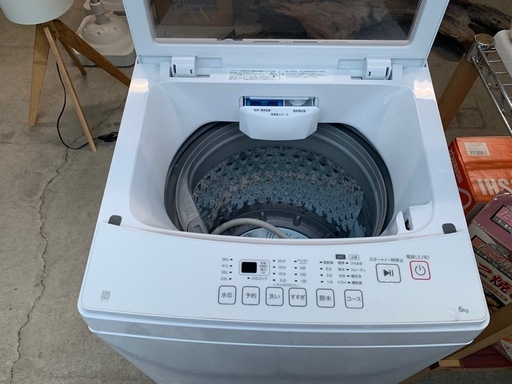 超美品高年式❣️2024年製 ニトリ 6.0kg 洗濯機 NT60L1WH　 