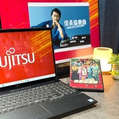 ⭐️Windows11⭐️Office2024⭐️美品 富士通 ノートパソコン 第8世代i7 32GB NVMe512 起動16秒Blu-ray高音質の画像