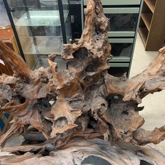 特大 天然木 流木 切り株 置物 オブジェ 幅約150cm 高さ約150cmの画像
