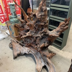 特大 天然木 流木 切り株 置物 オブジェ 幅約150cm 高さ約150cmの画像