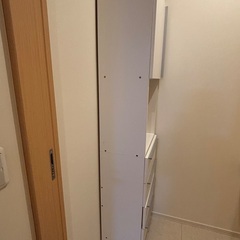 ホワイト　収納棚　引き出し4段の画像