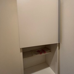 ホワイト　収納棚　引き出し4段の画像