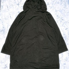 七分袖 チャックパーカーの画像