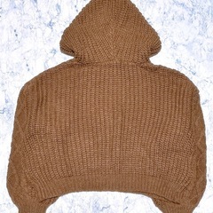 長袖ニット チャックパーカー(1)の画像