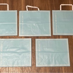 accueil パティシエール アクイユ ショップ袋 計8枚 ショッパーの画像