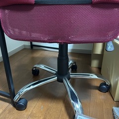 パソコンデスク　イス　セット売りの画像