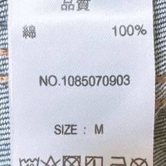 長袖 デニムジャケットの画像