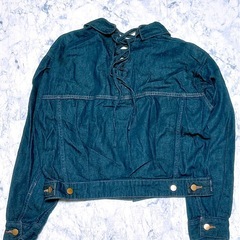 長袖 デニムジャケットの画像