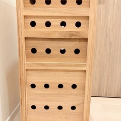 桐タイルトップワゴン(Nナチュリープ)の画像