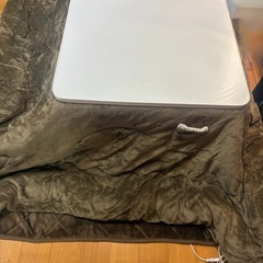 こたつ本体＋掛け敷きこたつ布団の画像