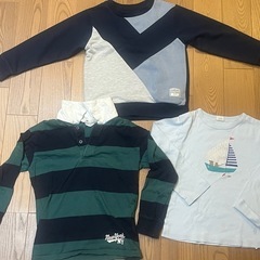 子供服　トレーナー/長袖シャツ　120センチの画像