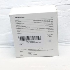 大特価⭐Bluetooth イヤホン 最長42時間再生 Hi-Fi 高音質 白の画像