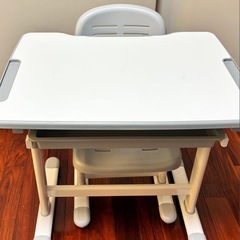 12月12日・13日限定⭐︎サンワダイレクト 学習机 椅子 2セット100-DESKNO16Wの画像