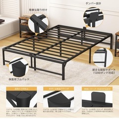 ダブルベッドの画像