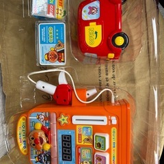 アンパンマン ガソリンスタンドセット すうじがピピピ  おもちゃの画像