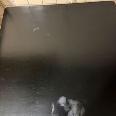 ニトリ ダイニングテーブル（黒） 無料でお譲りしますの画像