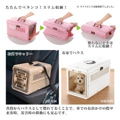 【美品】リッチェル 折り畳みクレート S キャンピングキャリー ペットキャリー クレートの画像