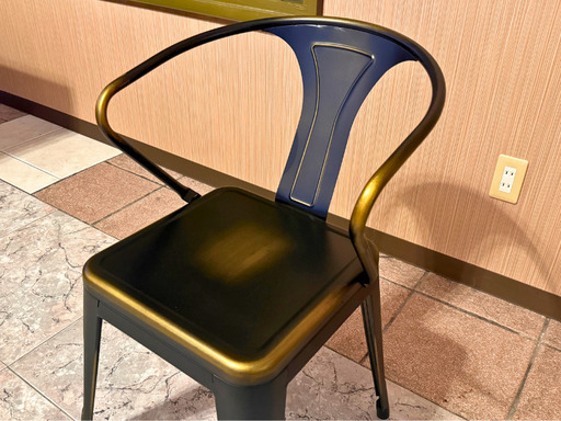 早いもの勝ち❗️引き取り限定】ビンテージ風デザイン/スチールチェア