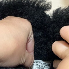 UGG アグ ムートンブーツ  ベイリーボタン トリプレット 22cm ブラックの画像