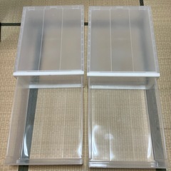 無印良品　収納ケース２個セットの画像
