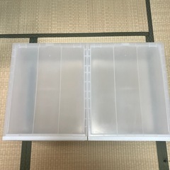 無印良品　収納ケース２個セットの画像