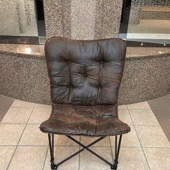 ヴィンテージスタイルハイバックチェア　インドア　アウトドアに　の画像