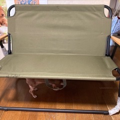 アウトドア2人掛け用チェアの画像