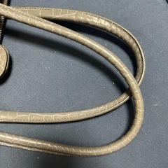 FURLA フルラ　クロコ型押し　レザーレディースハンドバッグの画像