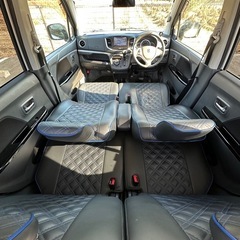 《 MH34S型 最上級グレード ワゴンR スティングレーT（64馬力ターボ）4WD 》☆スマートキーX2個&プッシュスタート☆Clarionナビ（GCX612）☆地デジフルセグTV☆バックモニター☆運転席シートヒーター☆リモコンエンジンスターター☆【車両交換や下取りも応談】の画像