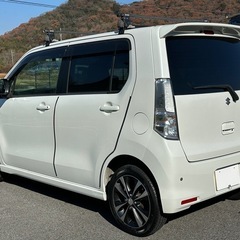 《 MH34S型 最上級グレード ワゴンR スティングレーT（64馬力ターボ）4WD 》☆スマートキーX2個&プッシュスタート☆Clarionナビ（GCX612）☆地デジフルセグTV☆バックモニター☆運転席シートヒーター☆リモコンエンジンスターター☆【車両交換や下取りも応談】の画像